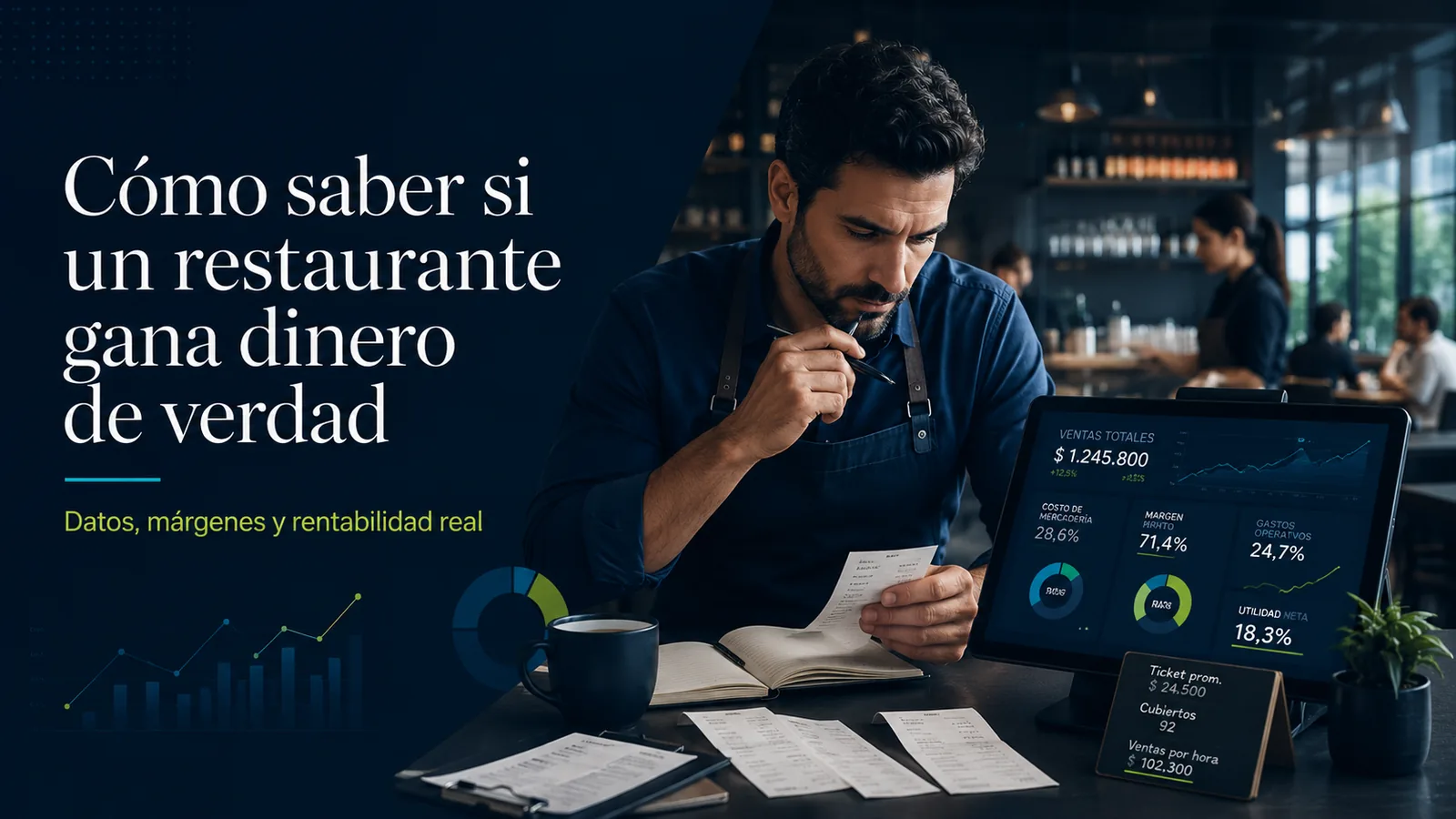 Cómo saber si un restaurante gana dinero de verdad Cómo saber si un restaurante gana dinero de verdad: datos, márgenes y rentabilidad real en hostelería